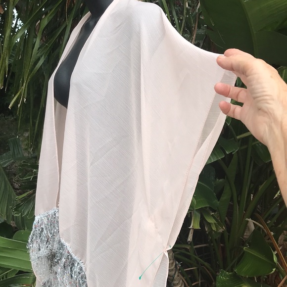 Nine W., sheer wrap, scarf, or bathing suit cover-up - Picture 3 of 7